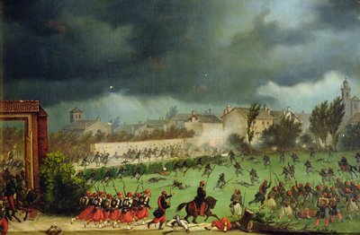 Scene from the Battle of Solferino by Antonio Spandri